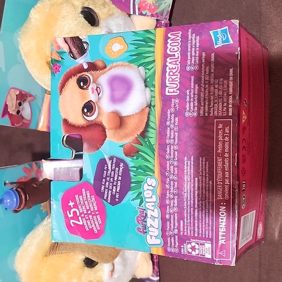 FurReal Fuzzalots Puppy Color Change Interactive Feeding Toy Lights and Sounds - Picture 6 of 6